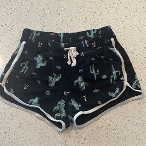 Justice Active Cactus Shorts Size 12